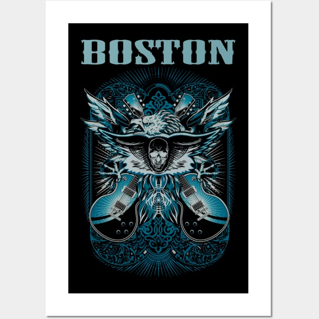 BOSTON BAND Wall Art by Pastel Dream Nostalgia